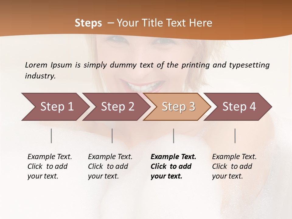 Cheerful Resting Playing PowerPoint Template