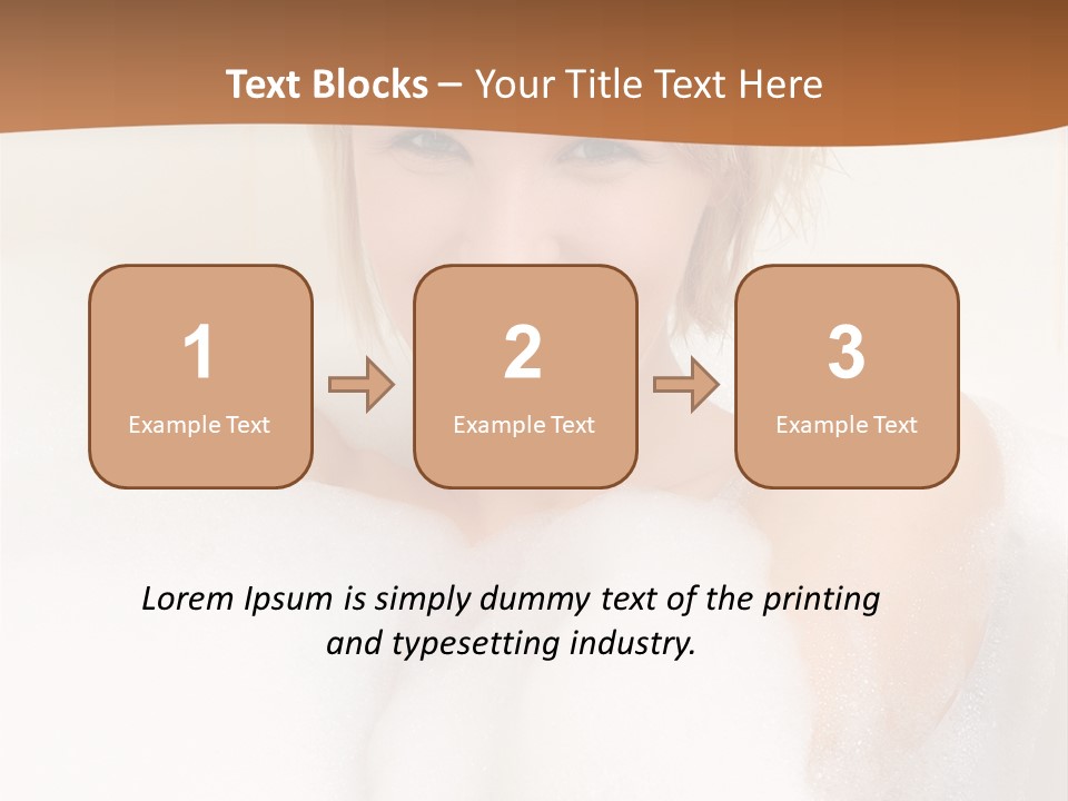 Cheerful Resting Playing PowerPoint Template