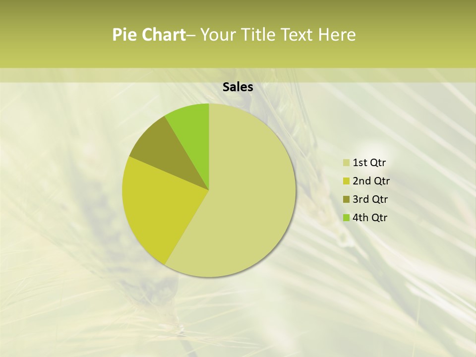 Grain Sun Grass PowerPoint Template