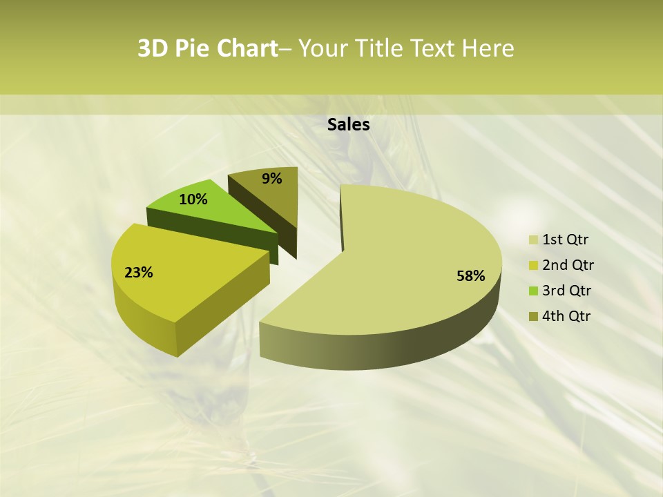 Grain Sun Grass PowerPoint Template