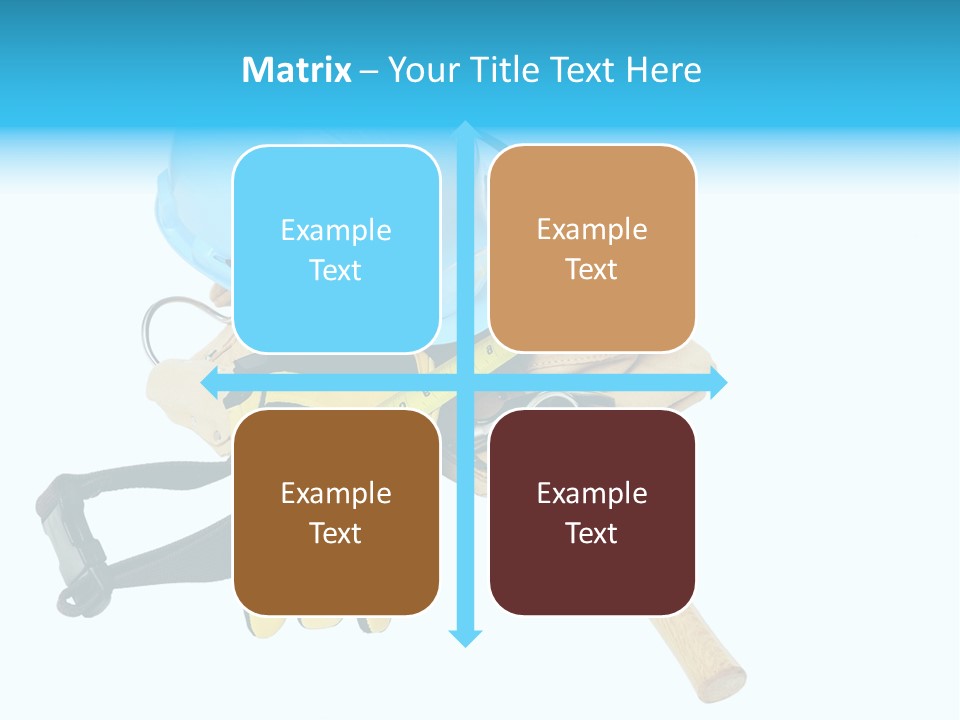 Tool Blue Measuring PowerPoint Template