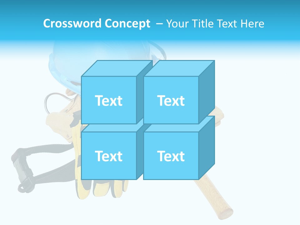 Tool Blue Measuring PowerPoint Template