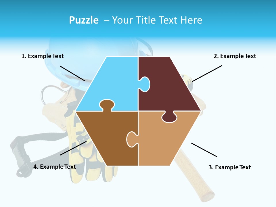 Tool Blue Measuring PowerPoint Template