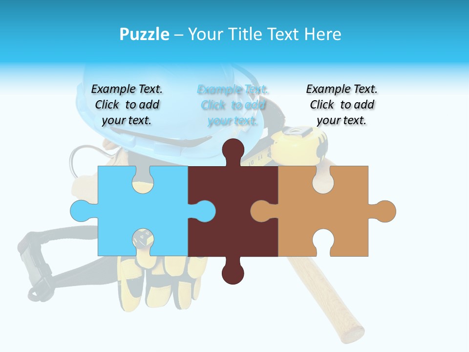 Tool Blue Measuring PowerPoint Template