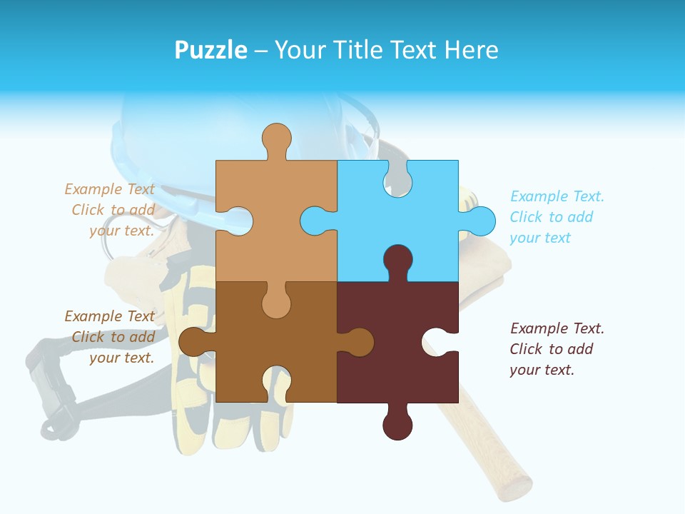 Tool Blue Measuring PowerPoint Template