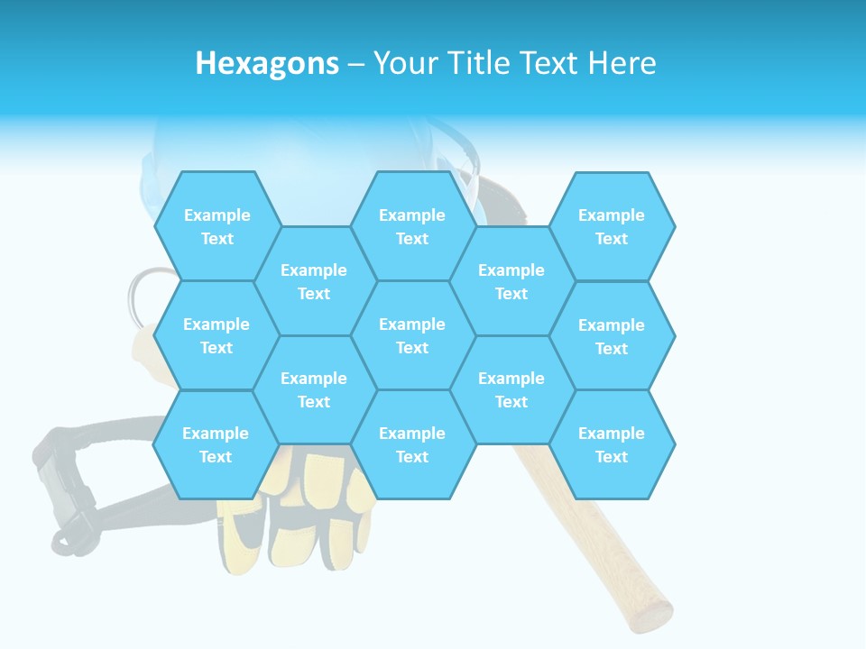 Tool Blue Measuring PowerPoint Template