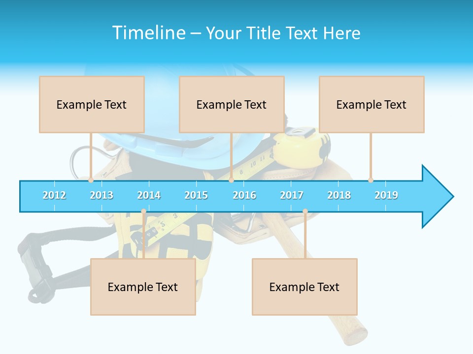Tool Blue Measuring PowerPoint Template