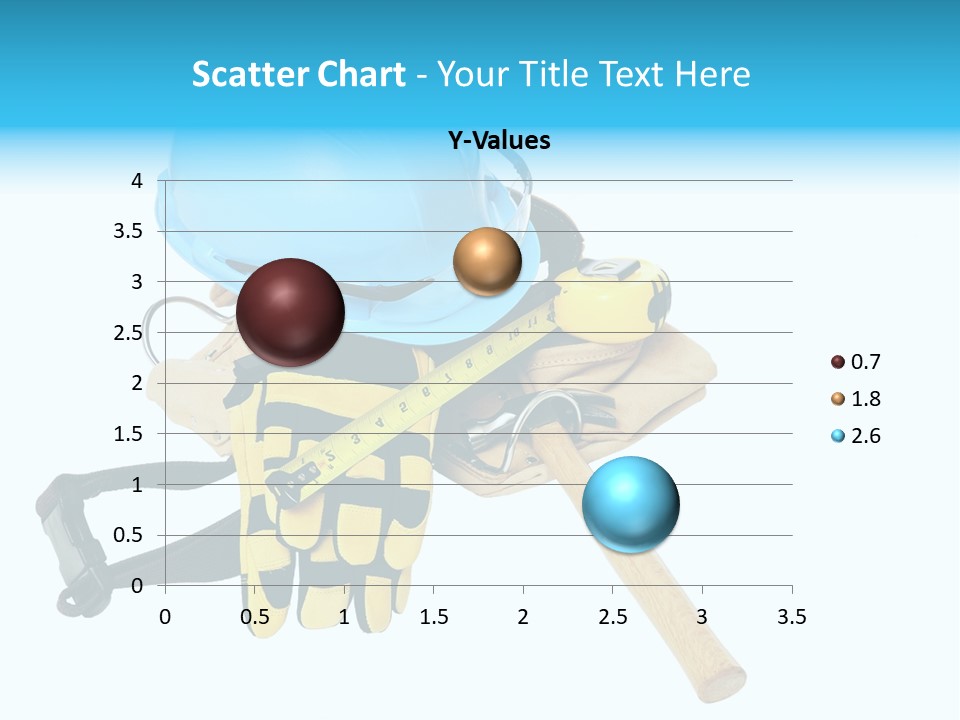 Tool Blue Measuring PowerPoint Template