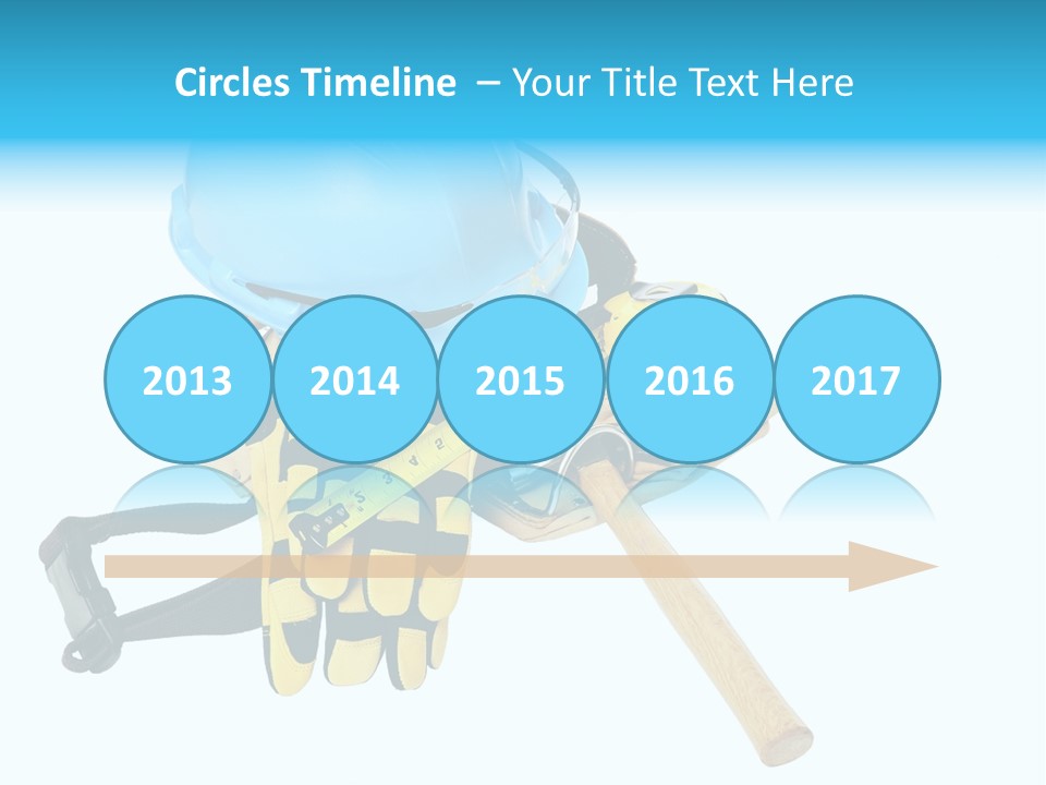 Tool Blue Measuring PowerPoint Template