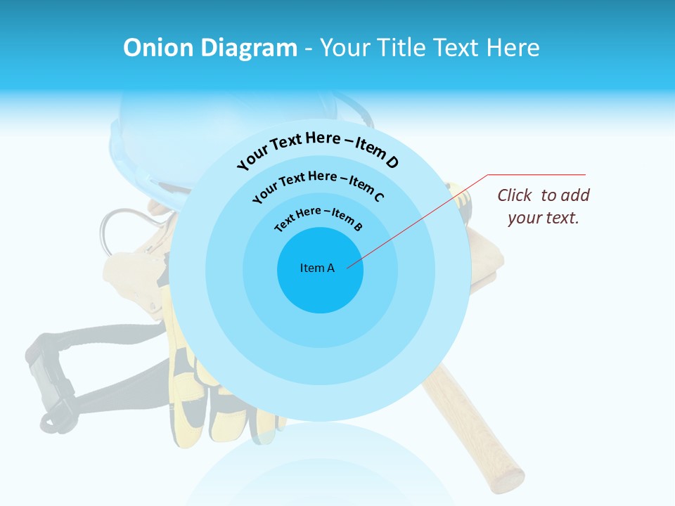 Tool Blue Measuring PowerPoint Template
