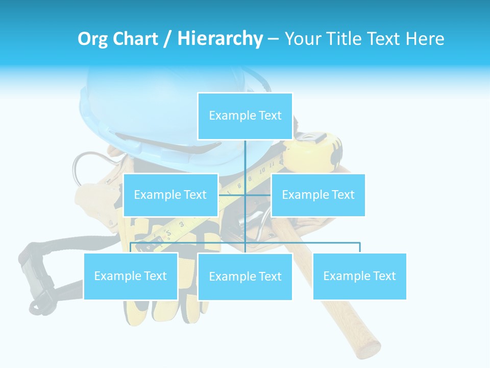 Tool Blue Measuring PowerPoint Template