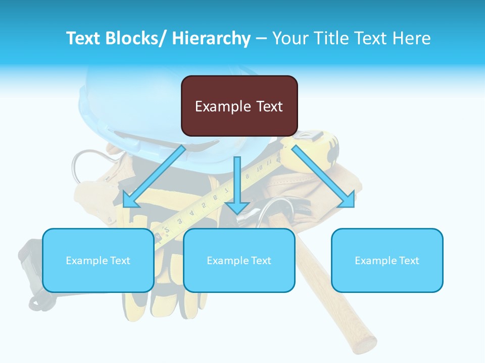 Tool Blue Measuring PowerPoint Template