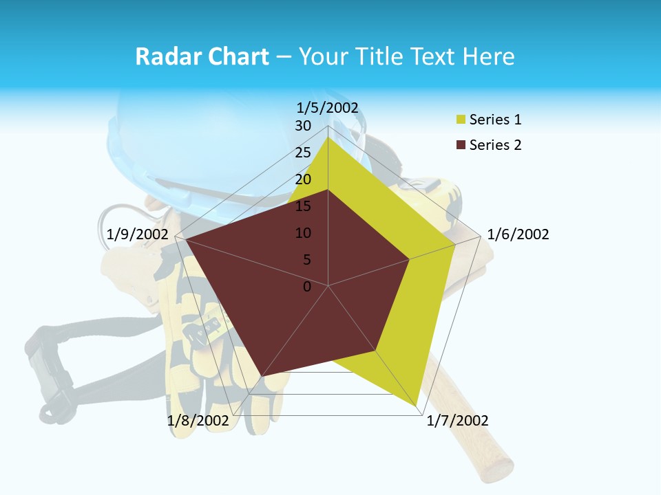 Tool Blue Measuring PowerPoint Template