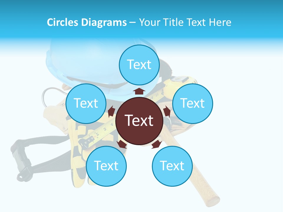 Tool Blue Measuring PowerPoint Template