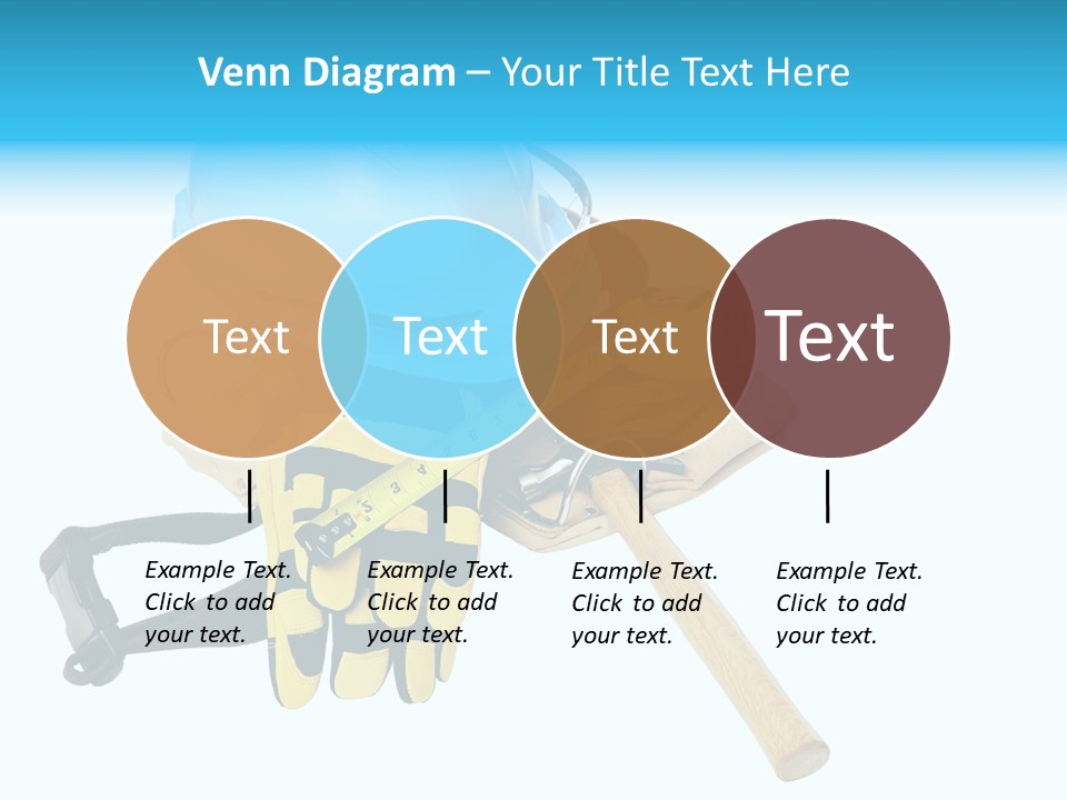 Tool Blue Measuring PowerPoint Template