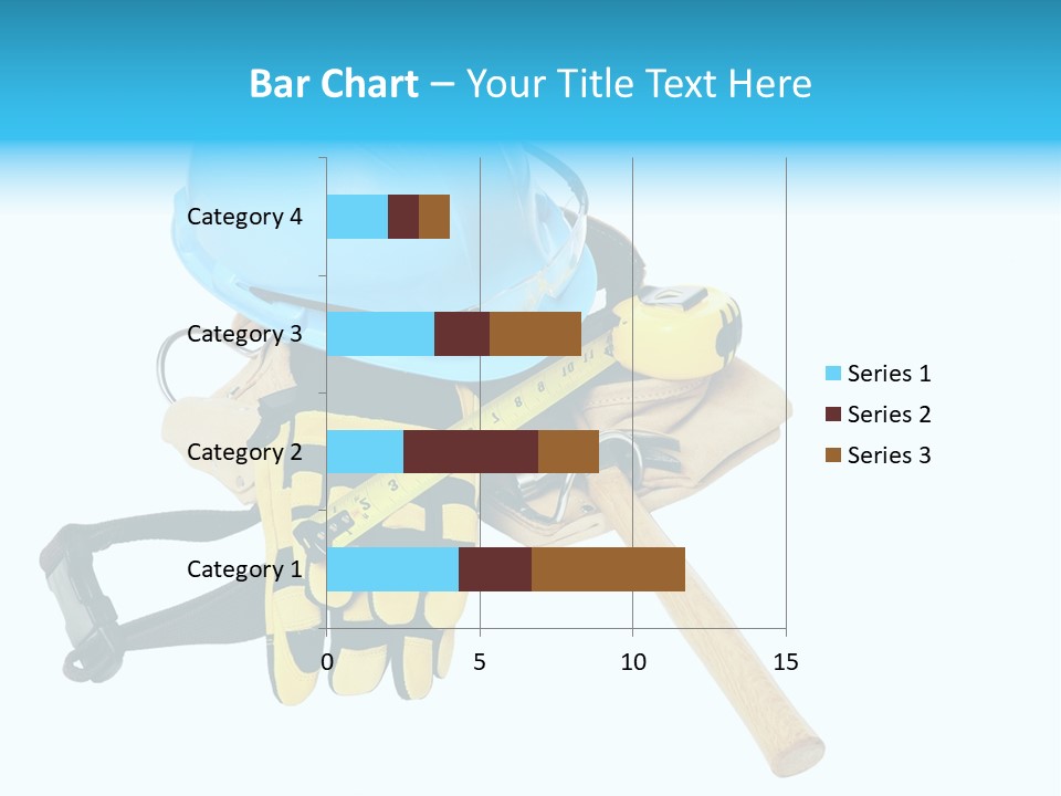 Tool Blue Measuring PowerPoint Template