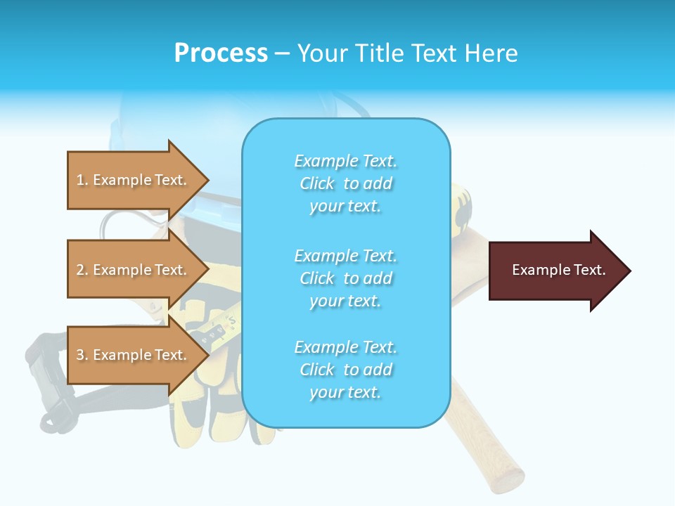 Tool Blue Measuring PowerPoint Template
