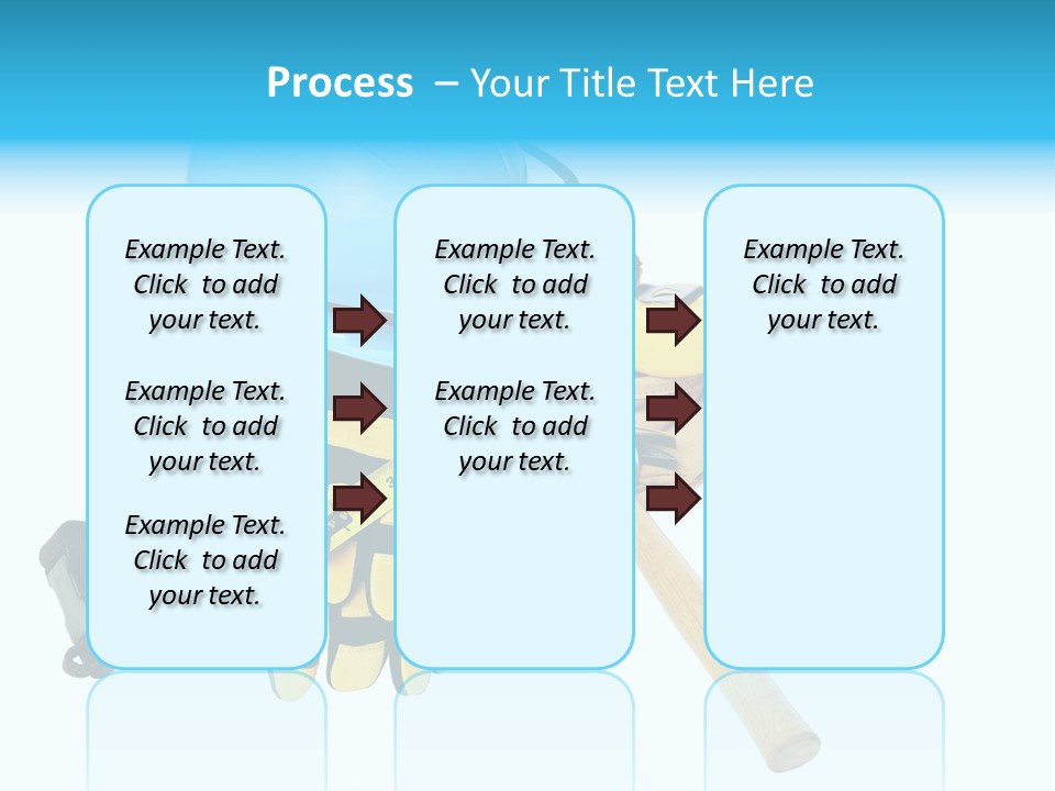 Tool Blue Measuring PowerPoint Template