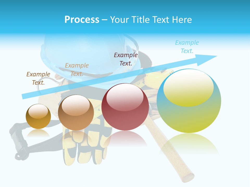 Tool Blue Measuring PowerPoint Template