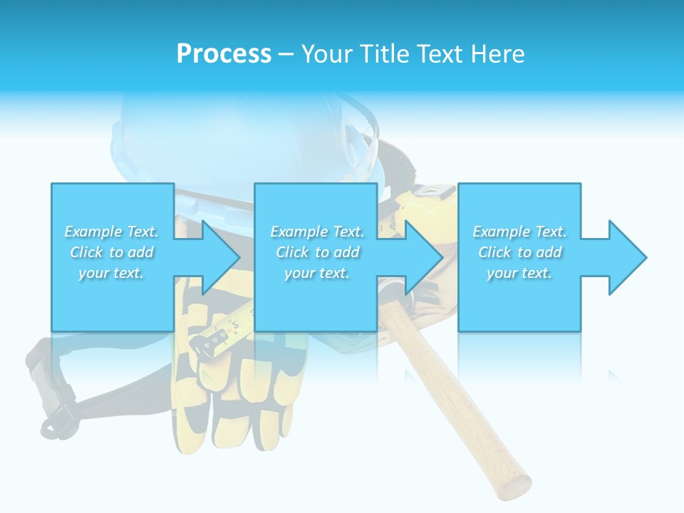 Tool Blue Measuring PowerPoint Template