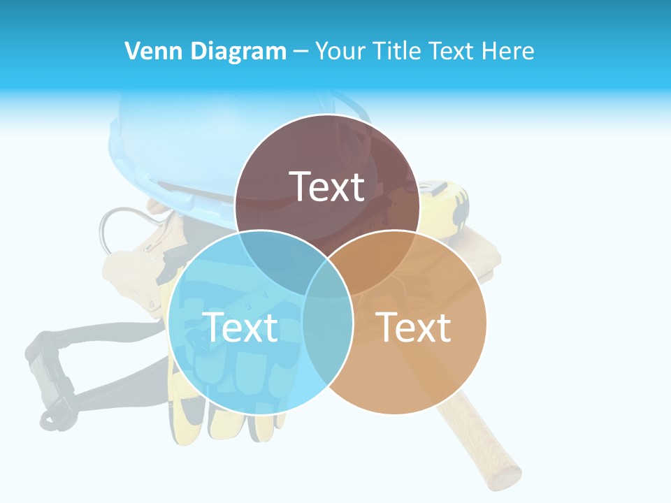 Tool Blue Measuring PowerPoint Template