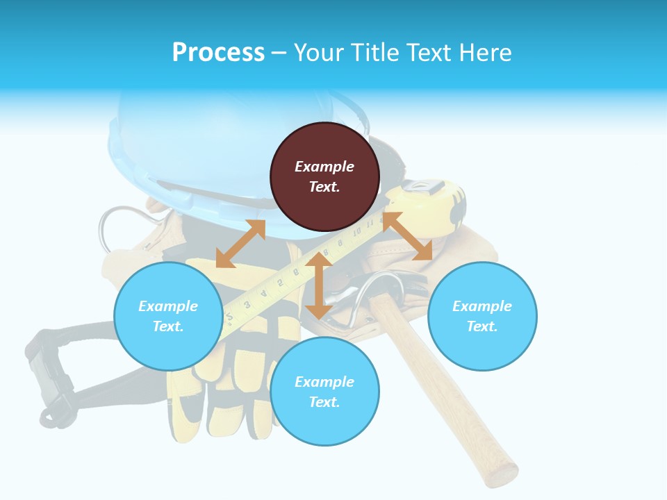 Tool Blue Measuring PowerPoint Template