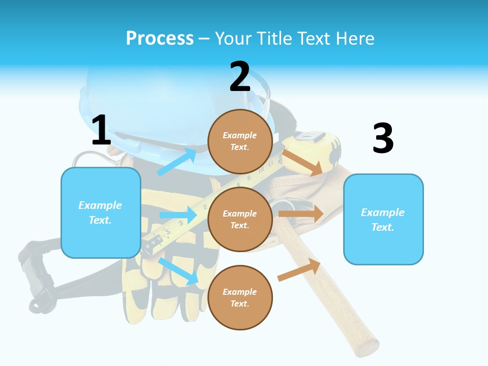 Tool Blue Measuring PowerPoint Template