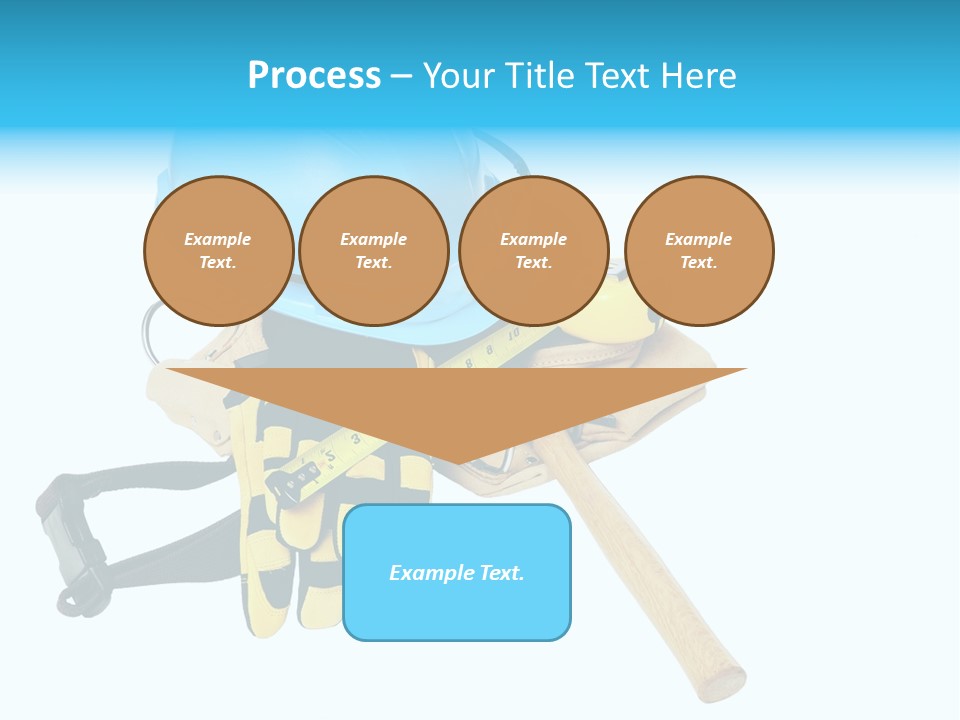 Tool Blue Measuring PowerPoint Template