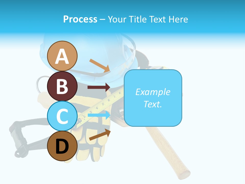 Tool Blue Measuring PowerPoint Template