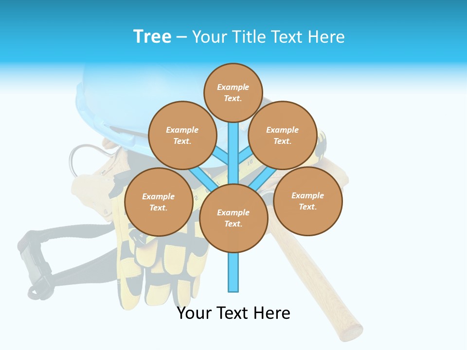 Tool Blue Measuring PowerPoint Template