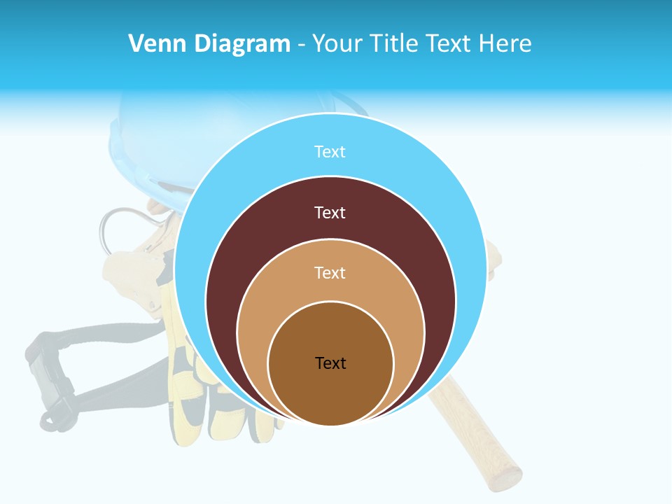 Tool Blue Measuring PowerPoint Template