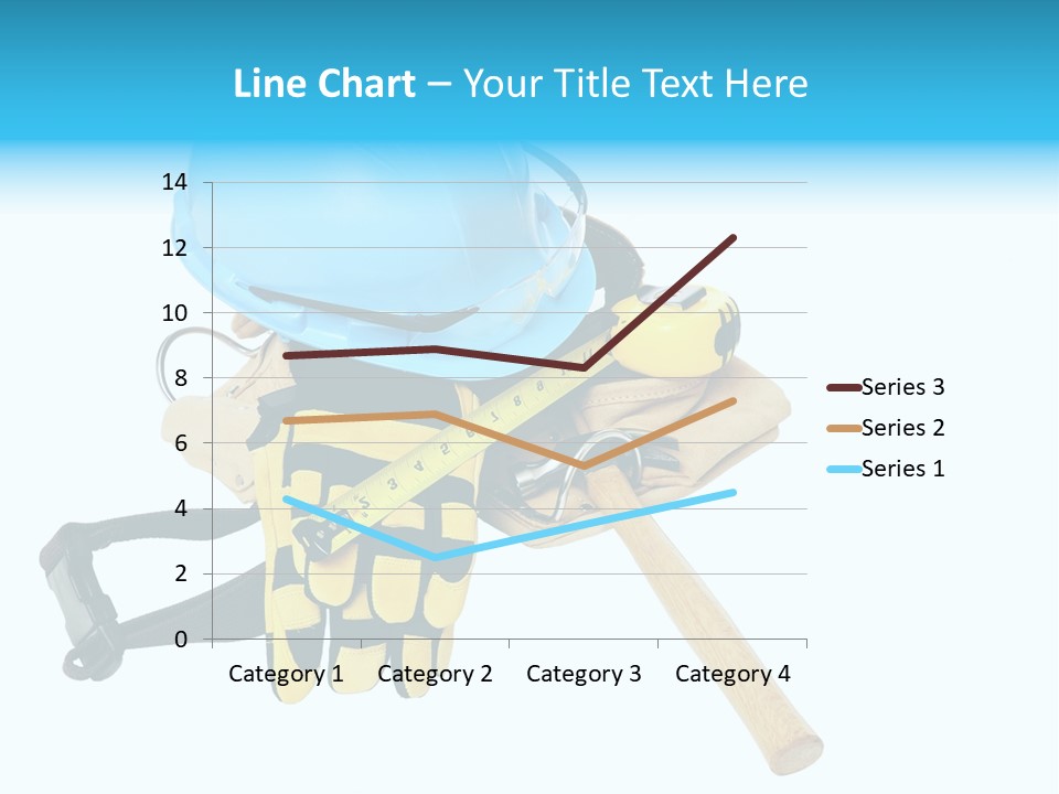 Tool Blue Measuring PowerPoint Template