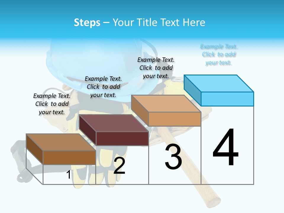 Tool Blue Measuring PowerPoint Template