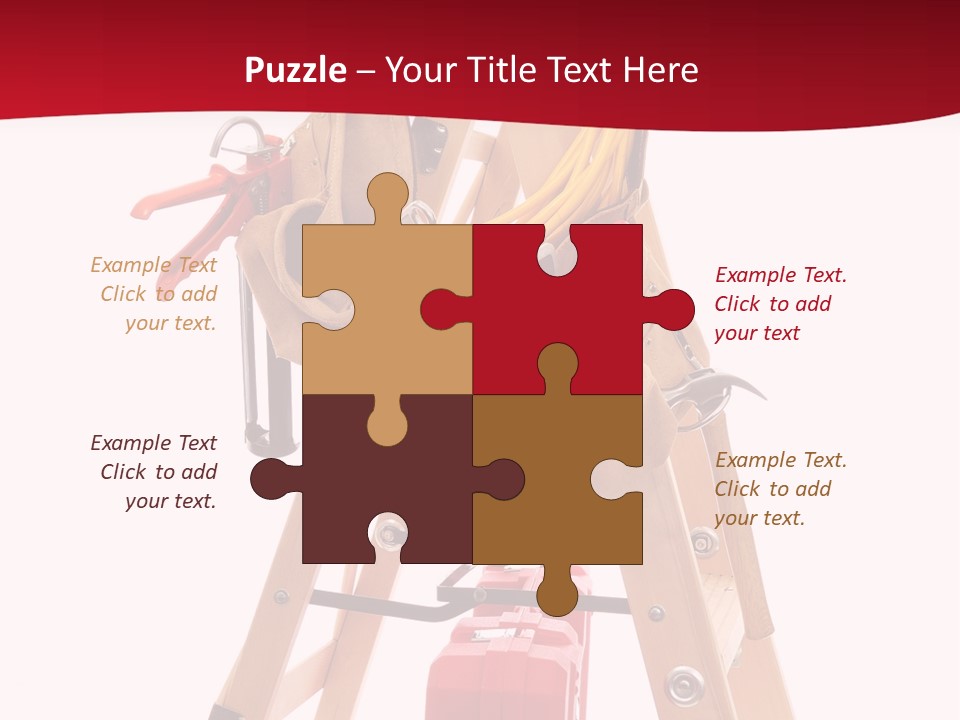 Cord Renovation Isolated PowerPoint Template