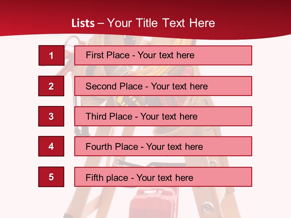 Cord Renovation Isolated PowerPoint Template