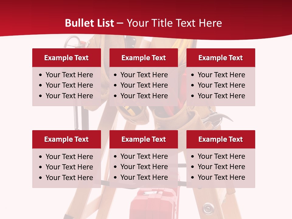 Cord Renovation Isolated PowerPoint Template