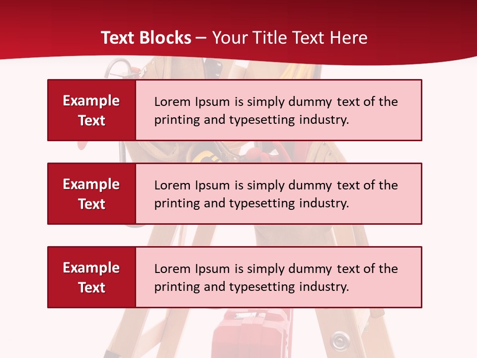 Cord Renovation Isolated PowerPoint Template
