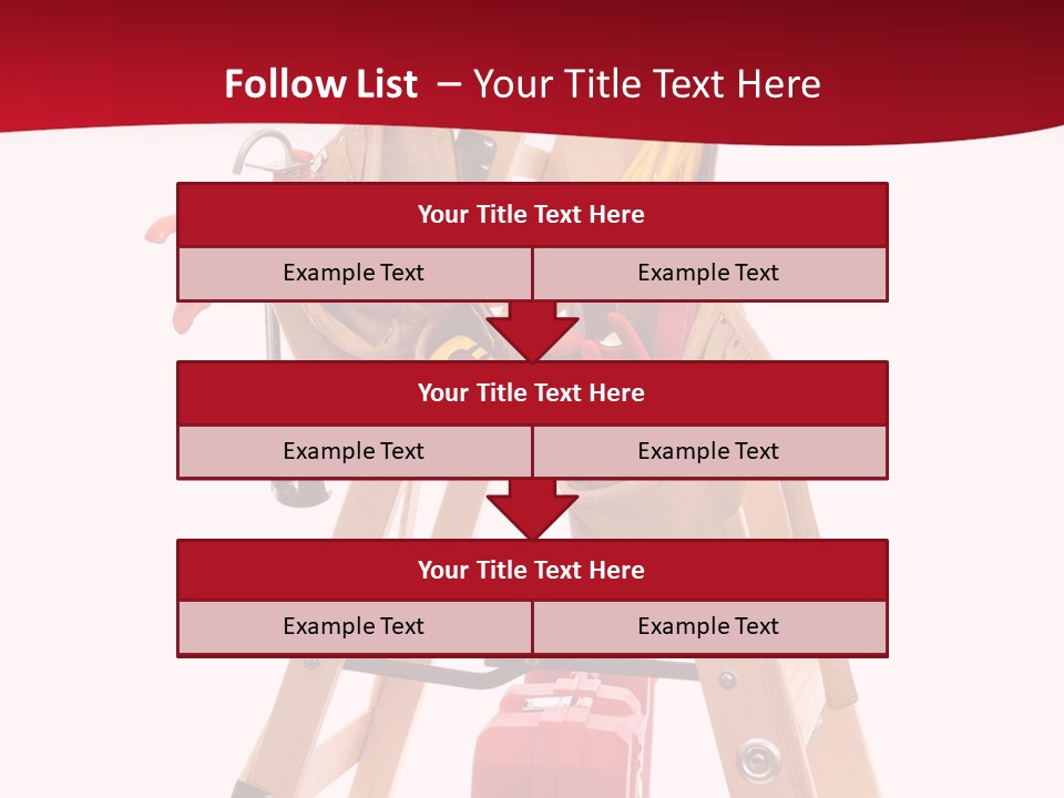 Cord Renovation Isolated PowerPoint Template