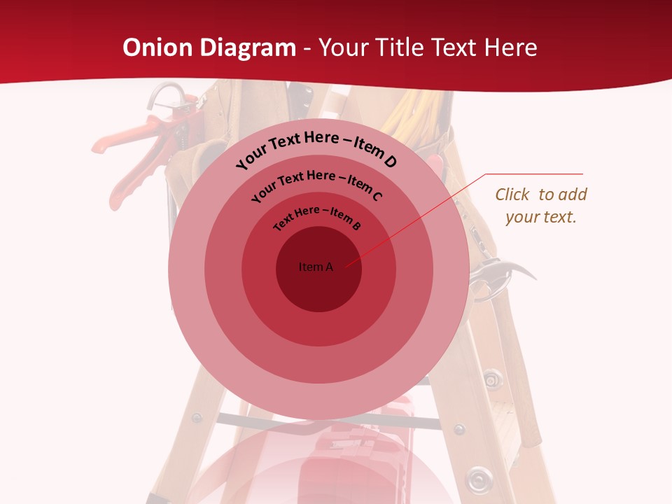 Cord Renovation Isolated PowerPoint Template