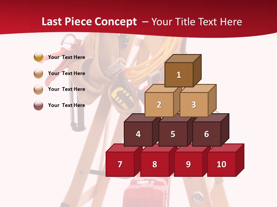 Cord Renovation Isolated PowerPoint Template