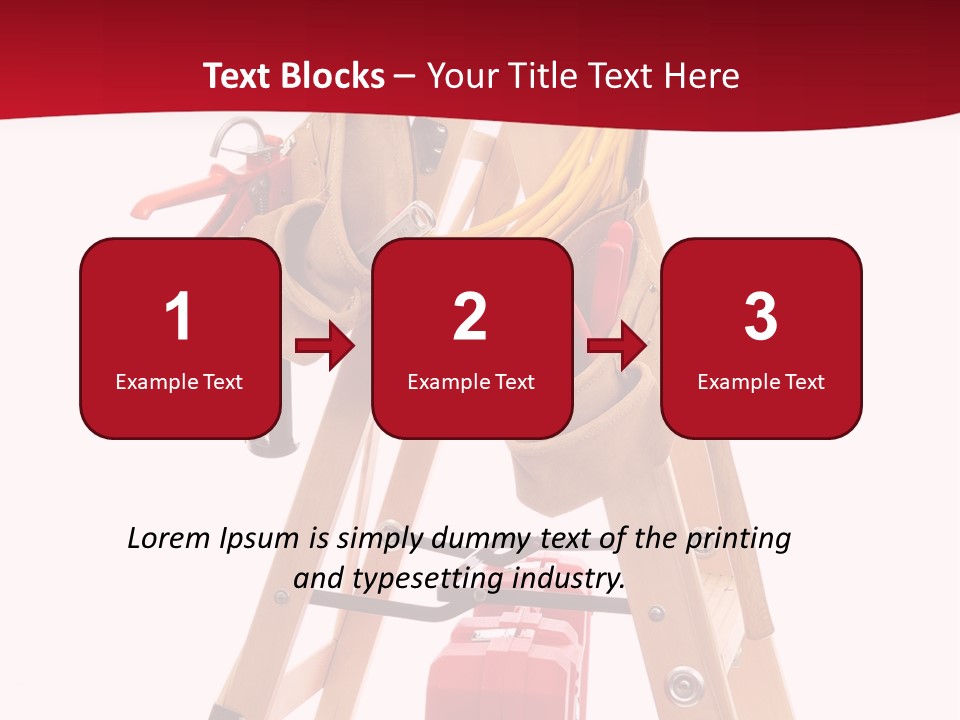 Cord Renovation Isolated PowerPoint Template