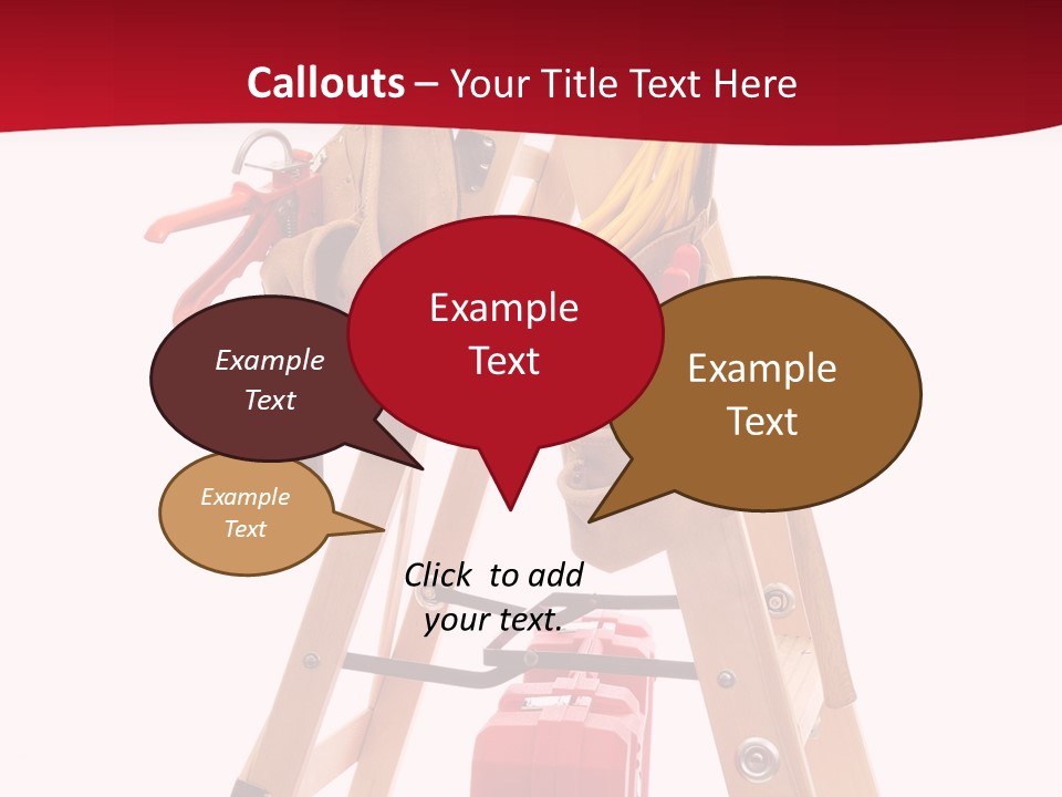 Cord Renovation Isolated PowerPoint Template