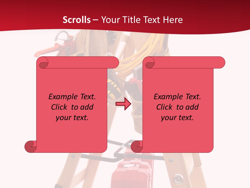 Cord Renovation Isolated PowerPoint Template