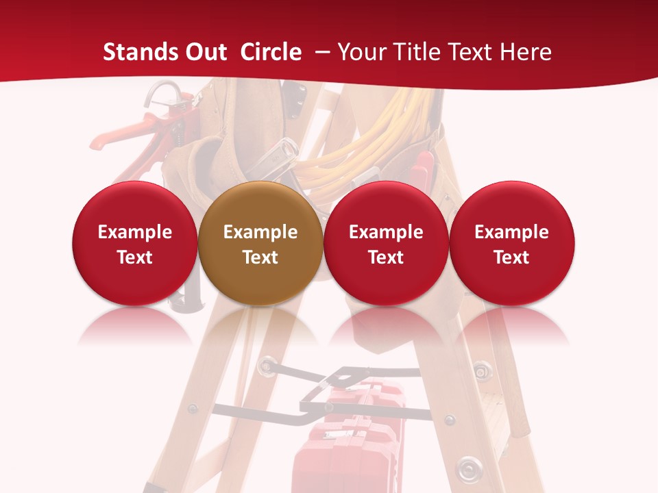 Cord Renovation Isolated PowerPoint Template