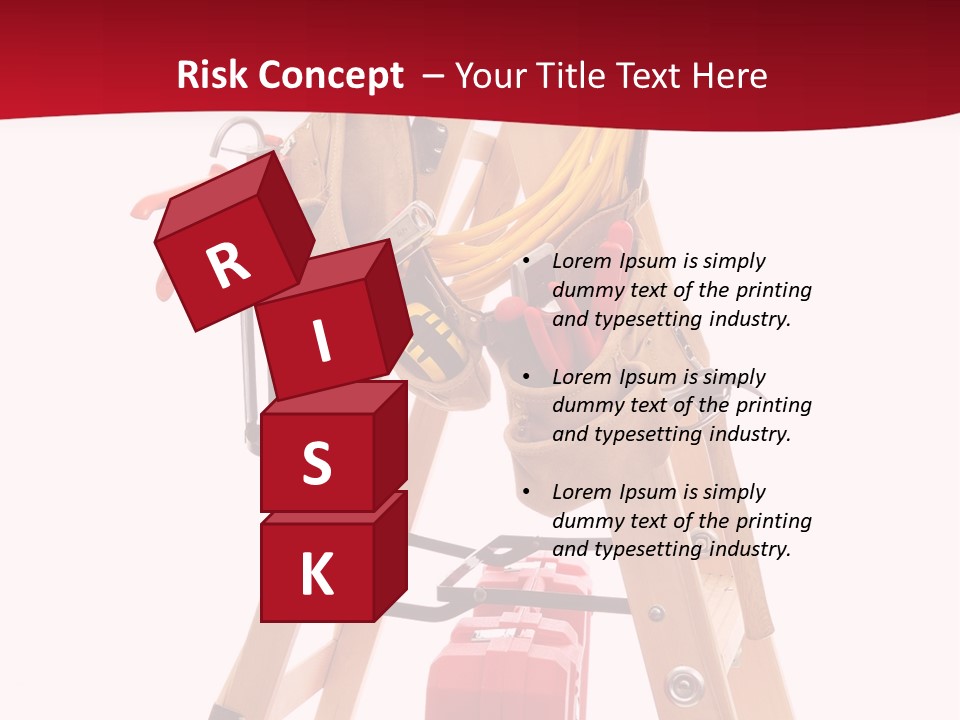 Cord Renovation Isolated PowerPoint Template