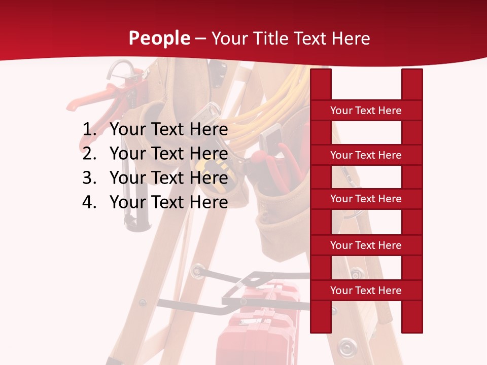 Cord Renovation Isolated PowerPoint Template