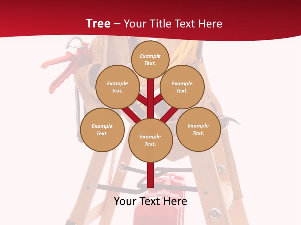 Cord Renovation Isolated PowerPoint Template