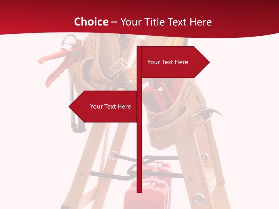 Cord Renovation Isolated PowerPoint Template