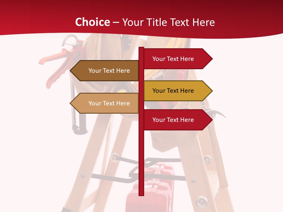 Cord Renovation Isolated PowerPoint Template