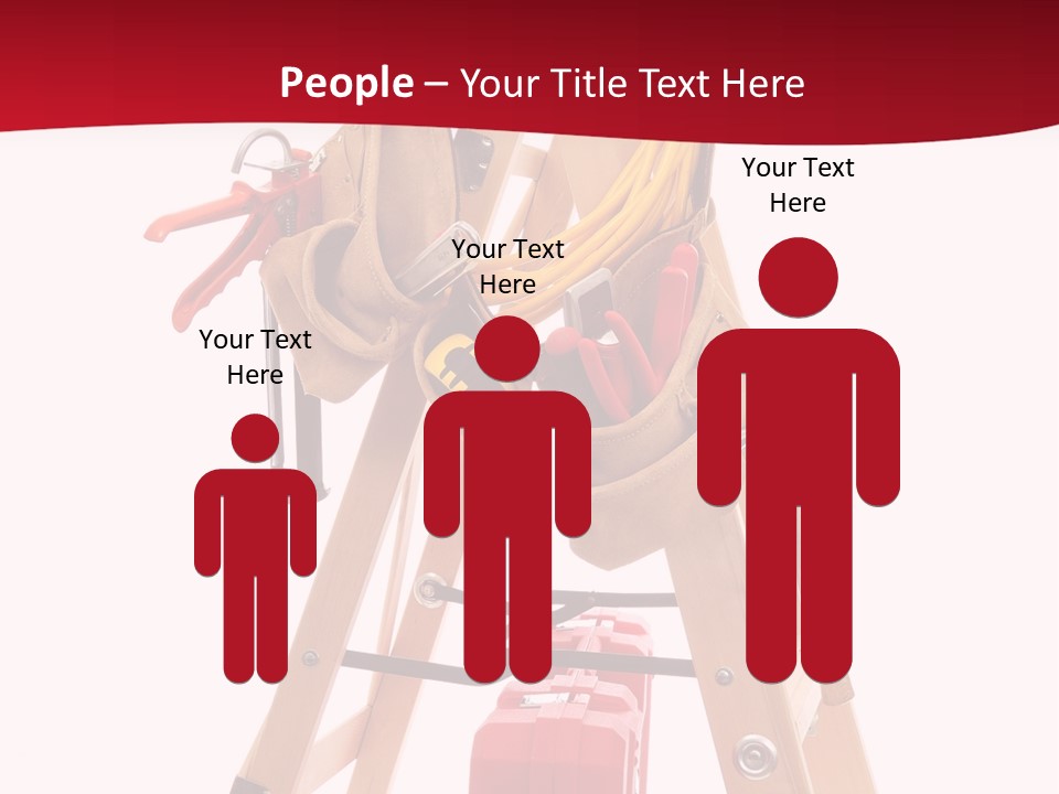 Cord Renovation Isolated PowerPoint Template